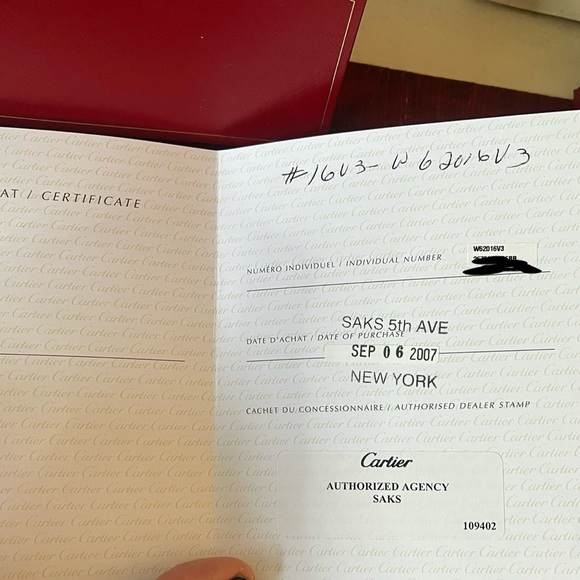 Cartier Women’s Roadster de Cartier Watch🩶 w/ Original boxes & Cleaning Kit - Picture 10 of 16